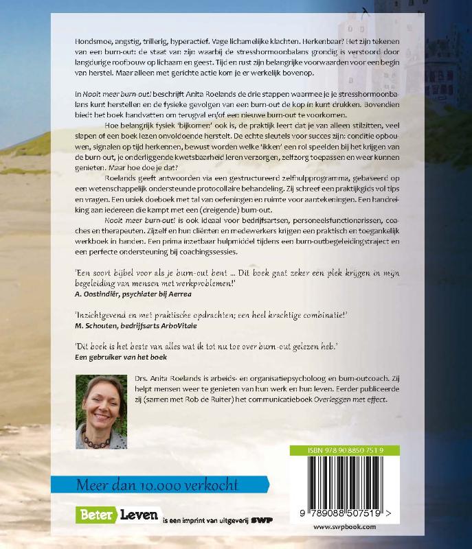 Nooit meer burn-out! achterkant