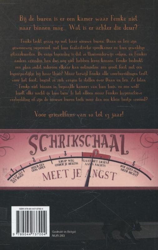 Griezelkoorts Enge buren achterkant