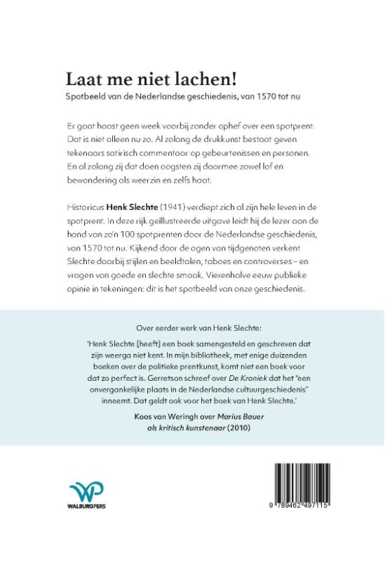 Laat me niet lachen! achterkant