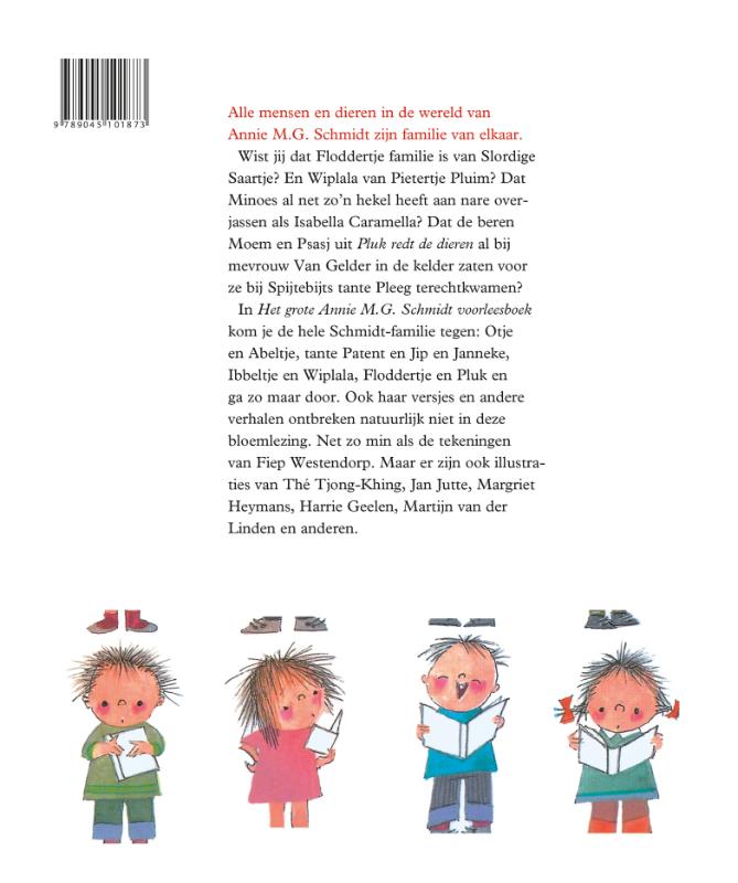 Het grote Annie M.G. Schmidt voorleesboek achterkant