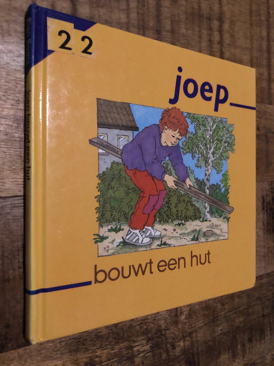 Joep bouwt een hut