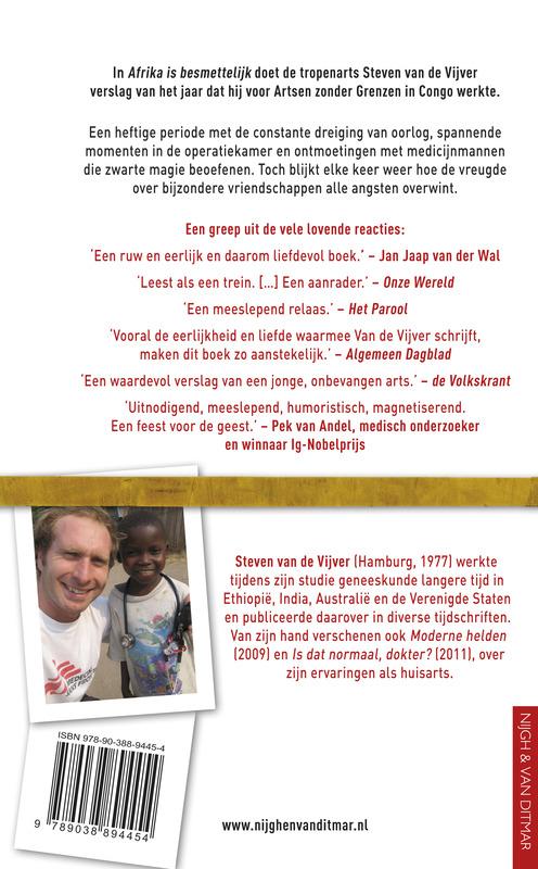 Afrika is besmettelijk achterkant