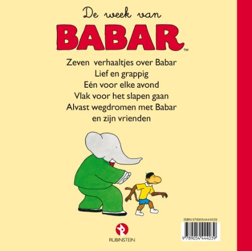 De Week Van Babar achterkant