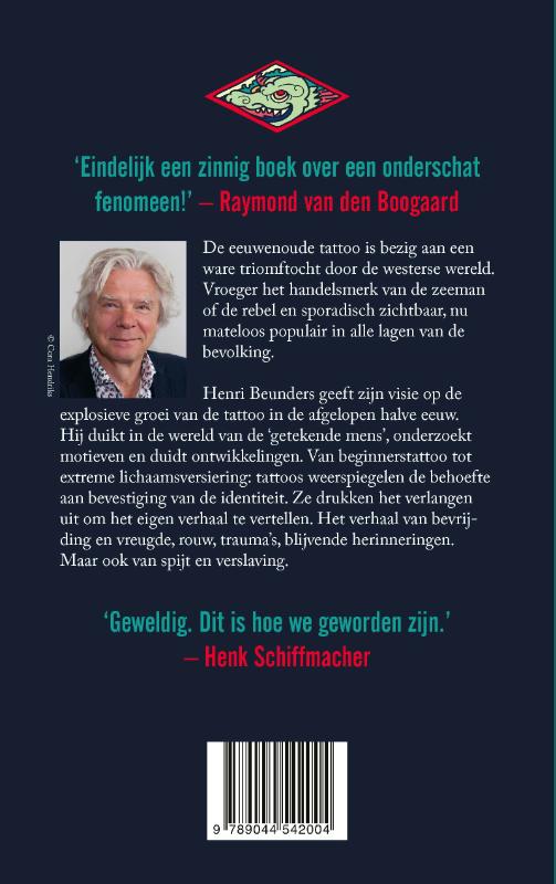 Optocht der tattoos achterkant