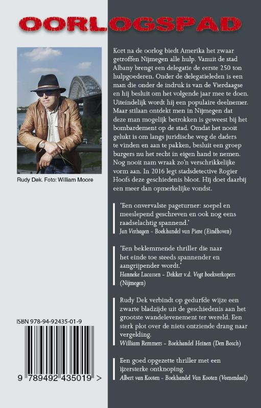 Oorlogspad / Vierdaagsethriller achterkant