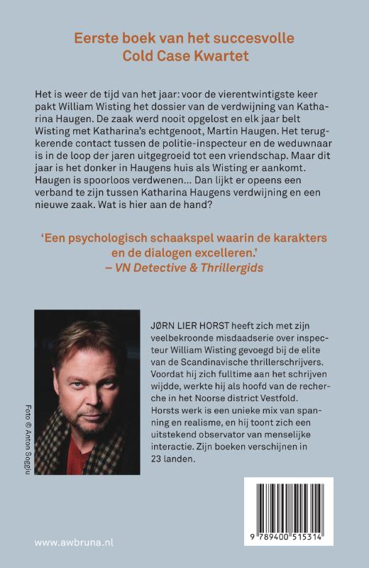 De Katharinacode / Cold Case Kwartet / 1 achterkant