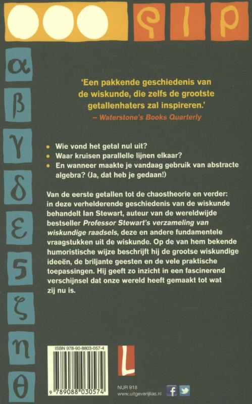 Hoe wiskunde de wereld veranderde achterkant