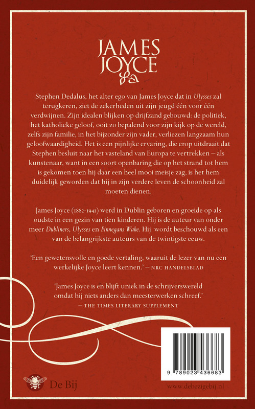 Een portret van de kunstenaar als jongeman achterkant