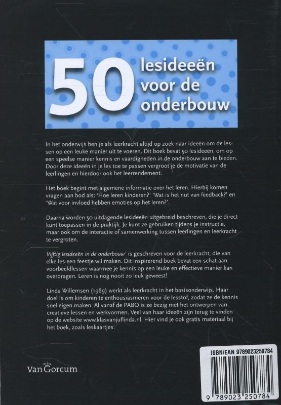 vijftig lesideeen voor de onderbouw achterkant