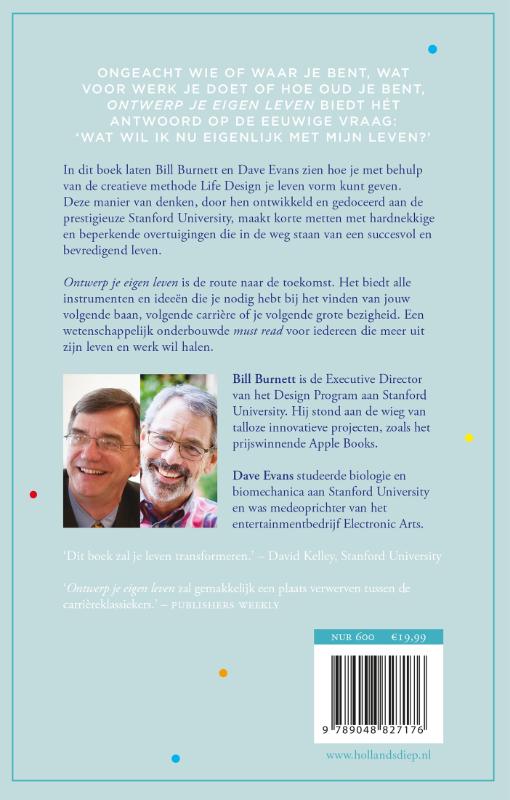 Ontwerp je eigen leven achterkant