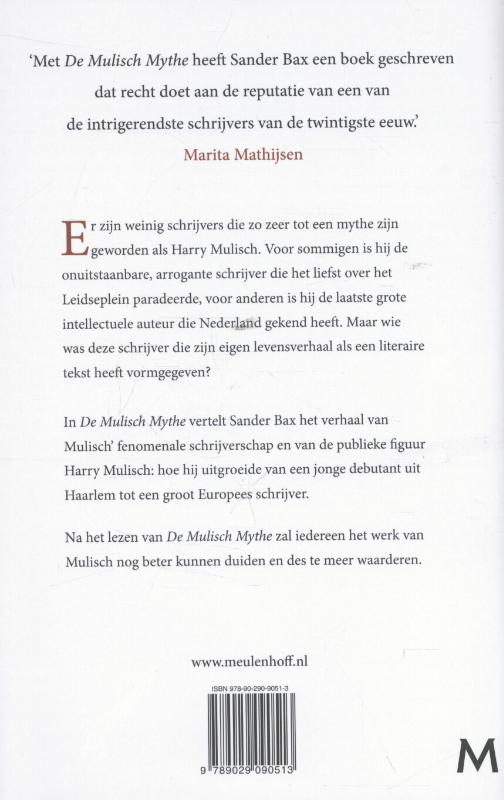 De Mulisch Mythe achterkant