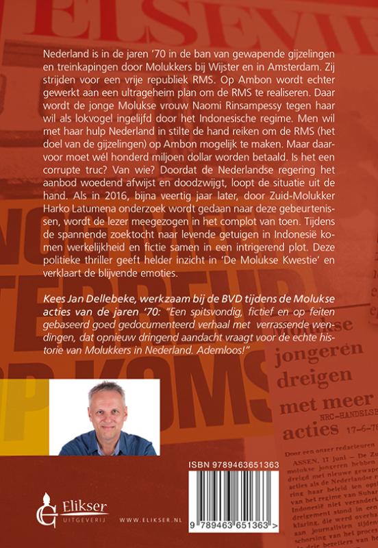 De Schreeuw van Ambon achterkant