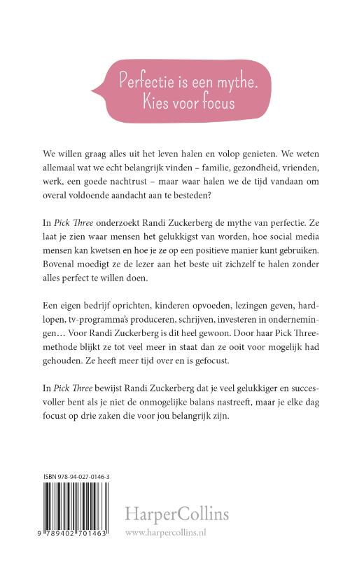 Pick Three achterkant