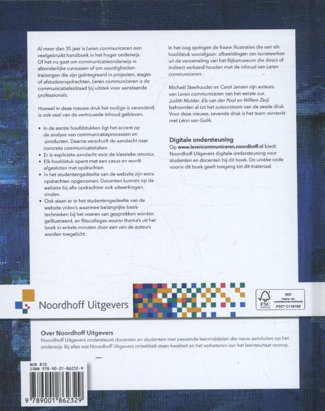 Leren communiceren achterkant