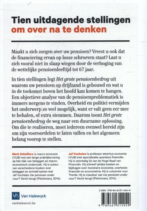 Het grote pensioenbedrog achterkant