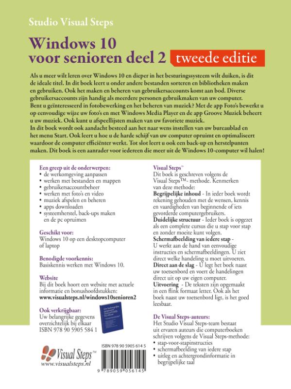Windows 10 voor senioren deel 2 achterkant