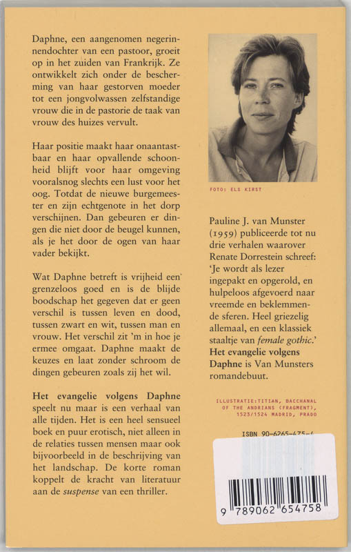 Evangelie Volgens Daphne achterkant