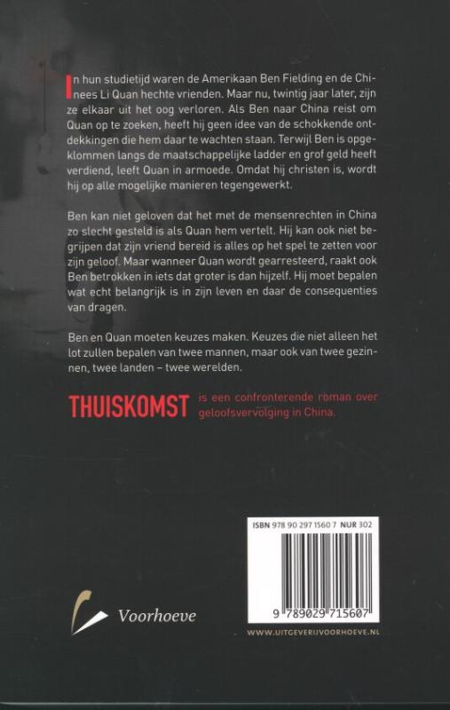 Thuiskomst achterkant