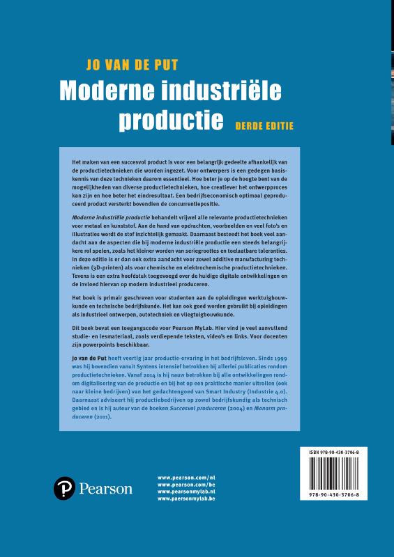 Moderne industriële productie achterkant
