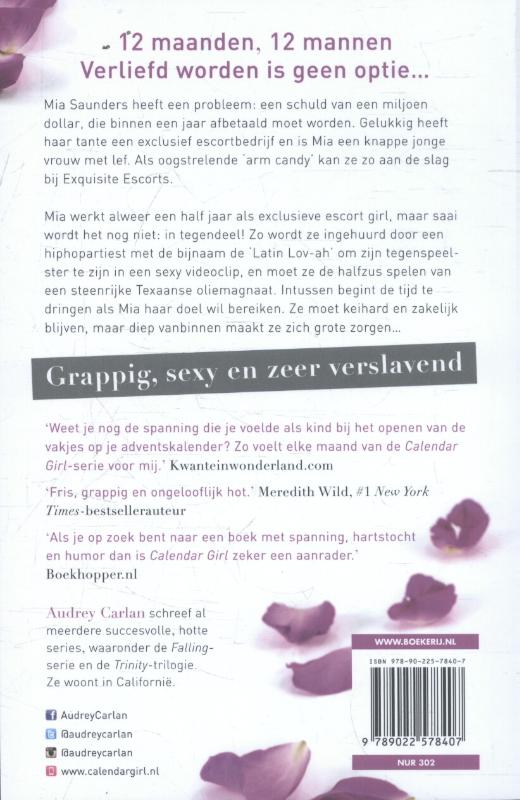 Echte schoonheid zit vanbinnen - juli/augustus/september / Calendar Girl / 3 achterkant