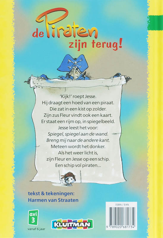 De piraten zijn terug! / Klavertje twee-serie achterkant