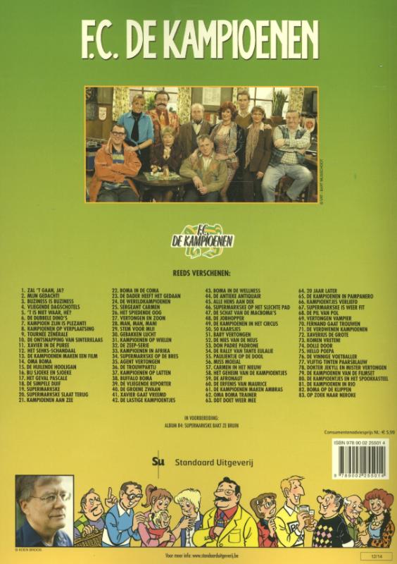 Op zoek naar Neroke / F.C. De Kampioenen / 83 achterkant