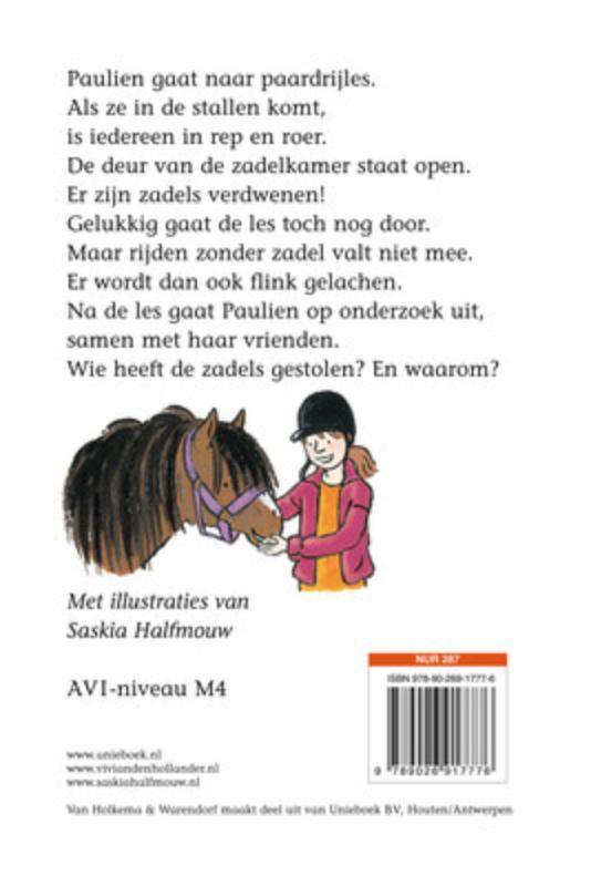 De Roskam  -   De zadeldief achterkant