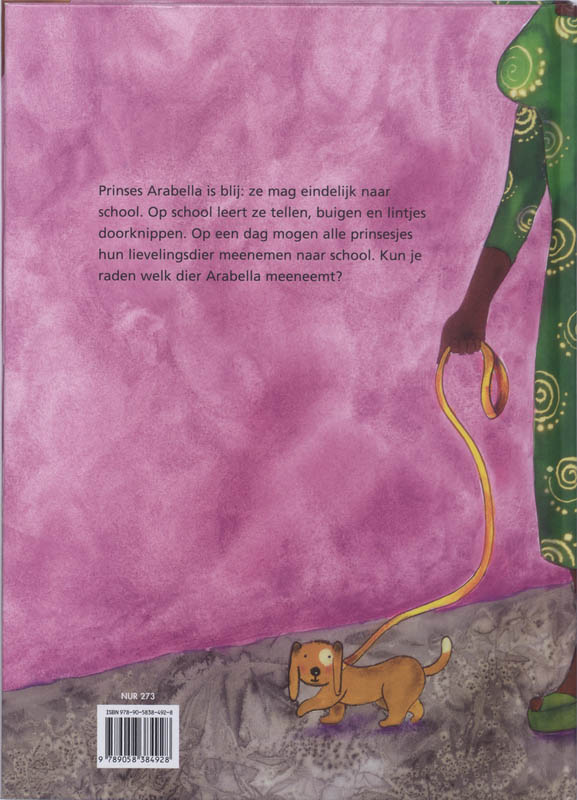 Prinses Arabella gaat naar school achterkant