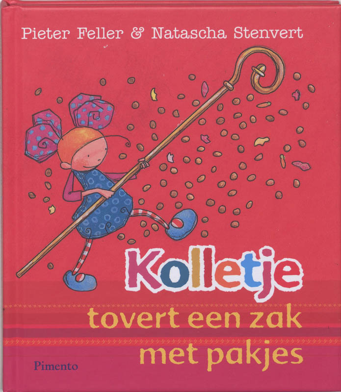 Kolletje tovert een zak met pakjes