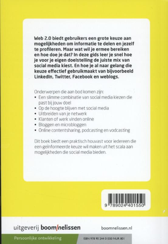 Effectief social media gebruiken in 90 minuten / 90 Minuten-reeks achterkant