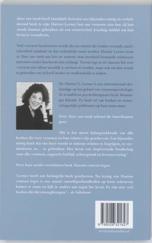 Dans van woede achterkant