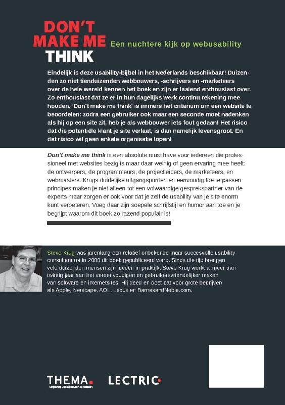 Don't make me think achterkant