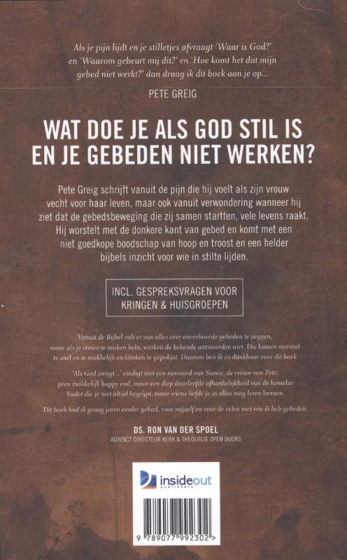 Als God zwijgt achterkant