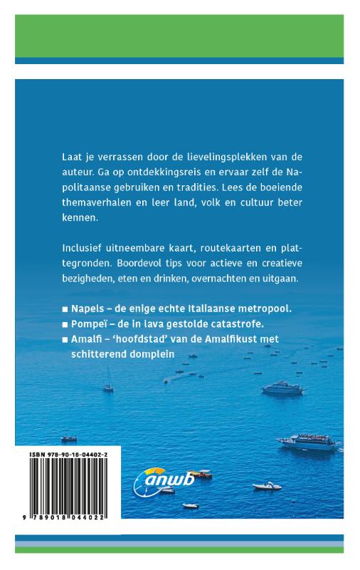ANWB Ontdek reisgids  -   Napels & Amalfikust achterkant