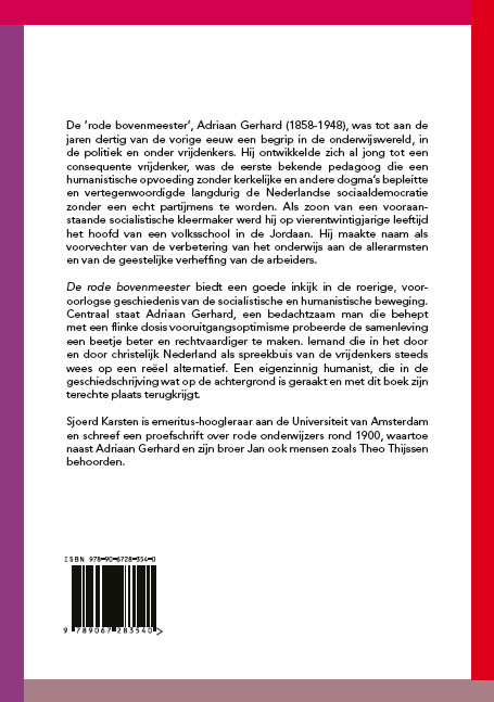Humanistisch erfgoed 24 - De rode bovenmeester achterkant