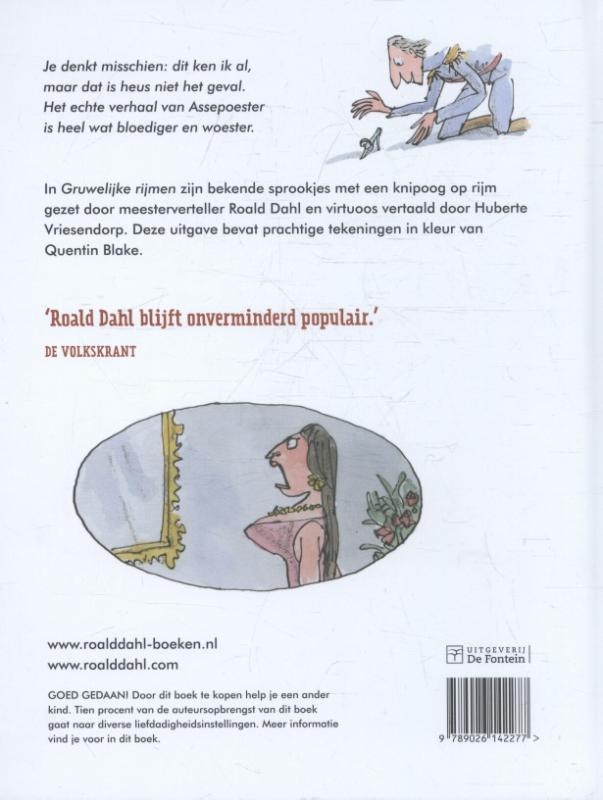 Gruwelijke rijmen achterkant