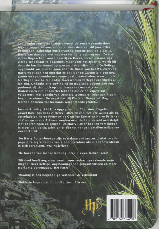 Harry Potter 4 achterkant