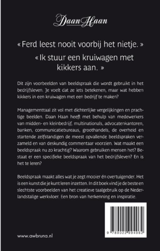 Praat Je Poten Uit De Klei achterkant