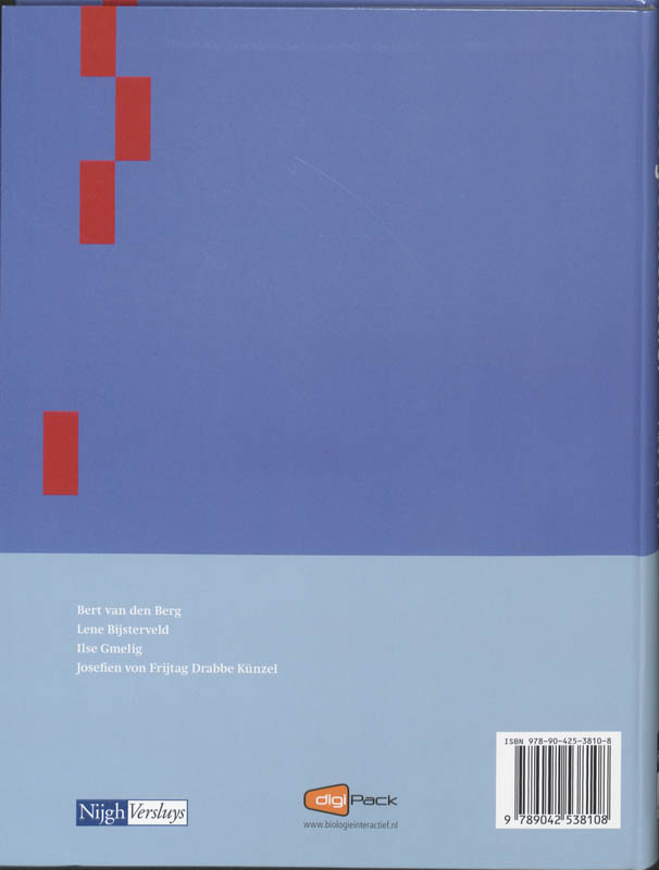 Biologie Interactief VMBO KGT Bovenbouw Informatieboek achterkant