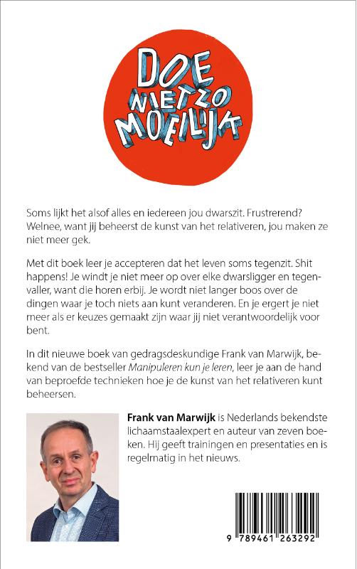 Doe niet zo moeilijk achterkant