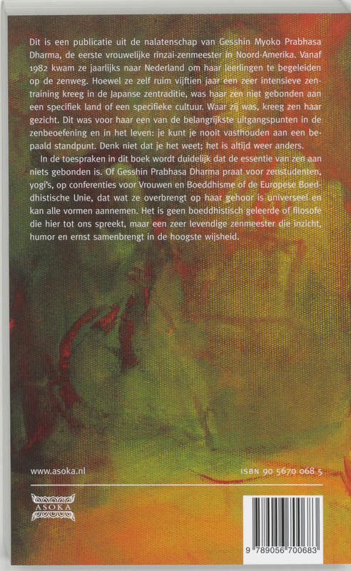 Boeddha ben je zelf achterkant