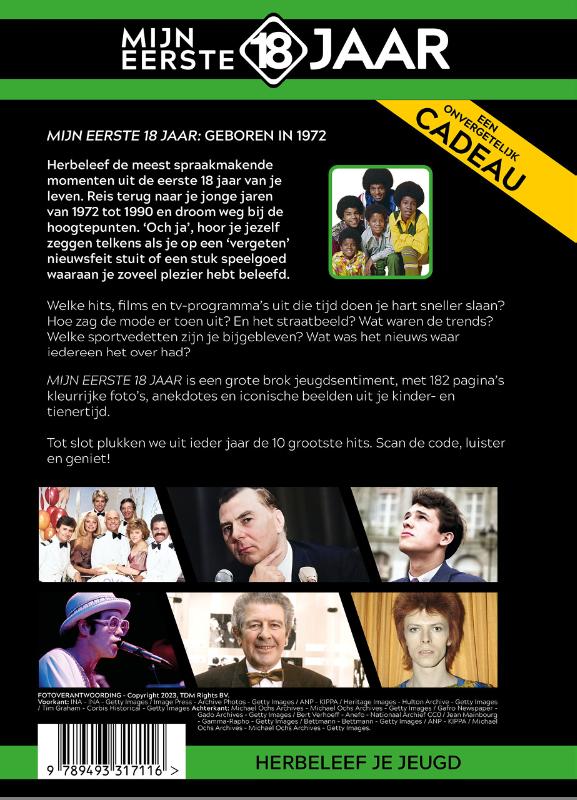 Geboren in 1972 / Mijn eerste 18 jaar achterkant