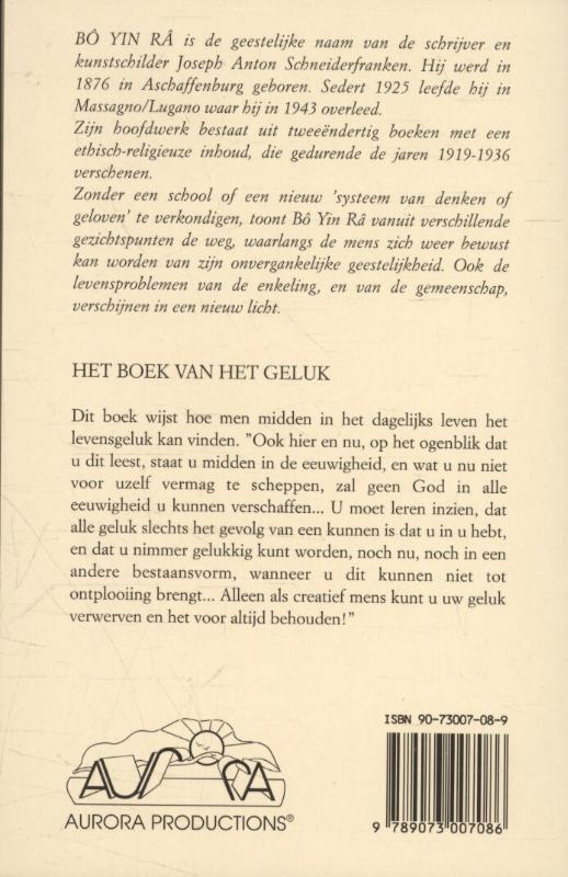 Het boek van het geluk achterkant