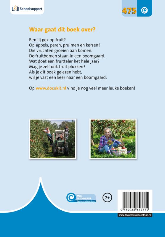 Bomen met fruit / Mini Informatie / 475 achterkant
