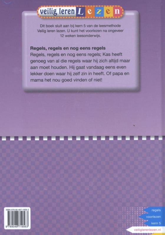 Regels, regels en nog eens regels / Veilig leren lezen achterkant