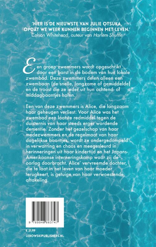 De zwemmers achterkant