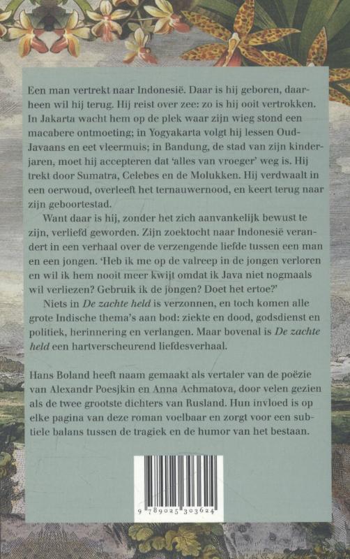 De zachte held achterkant