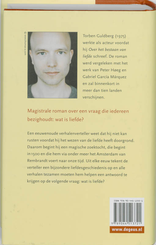 Over het bestaan van liefde achterkant