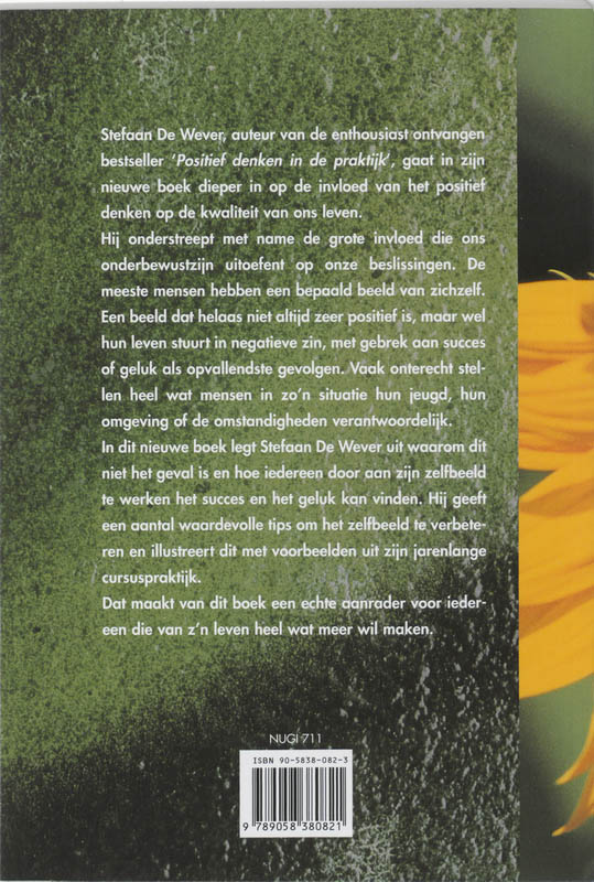 Positief Denken Is Werken Aan Je Geluk achterkant