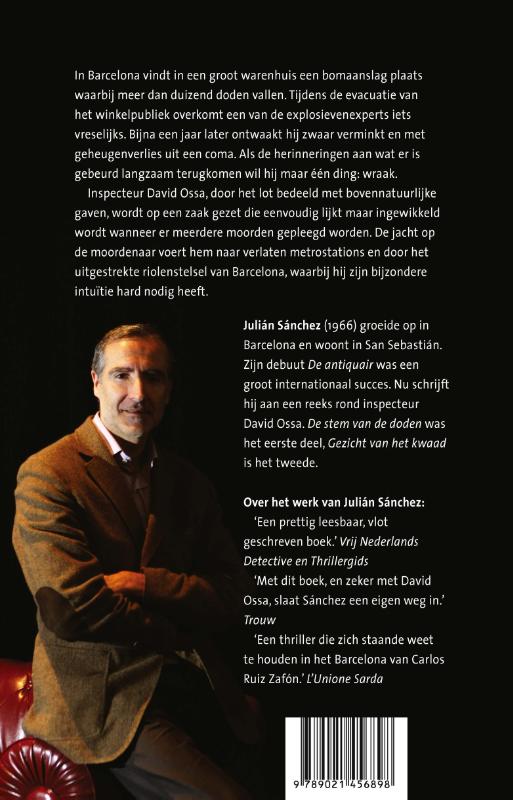 Het gezicht van het kwaad / Barcelona-serie achterkant